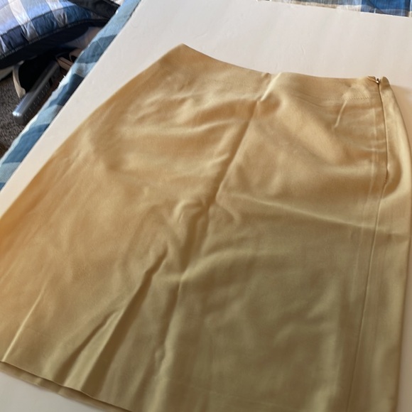 Tahari Petite Skirt Tan - Picture 2 of 5